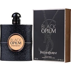 Yves Saint Laurent Black Opium box and bottle detail