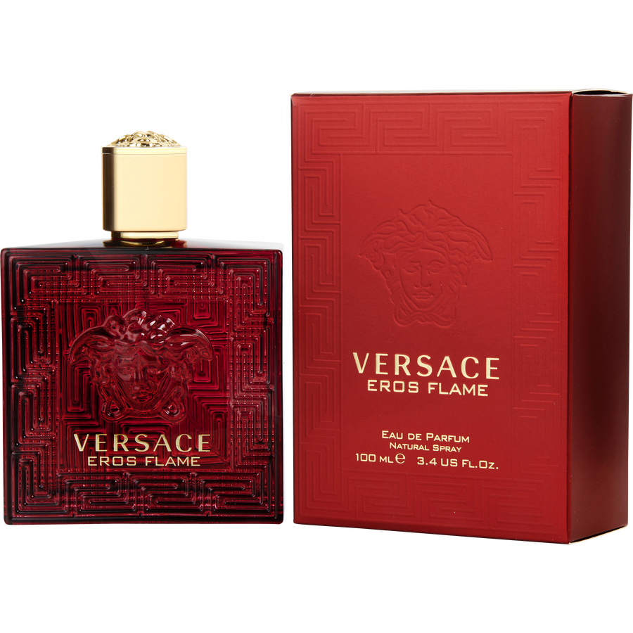 Versace Eros Flame box and bottle