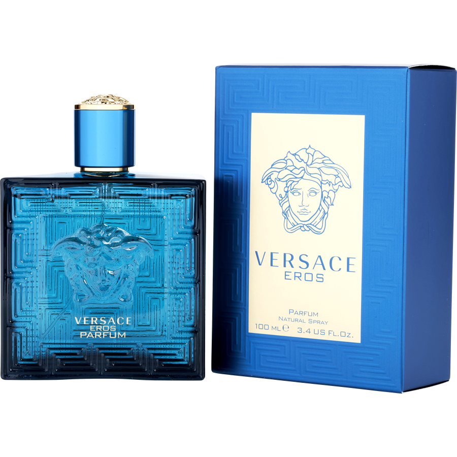 Versace Eros Parfum 3.4 oz box and bottle