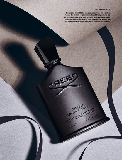 Creed Green Irish Tweed Eau de Parfum for Men – Luxury Aromatic Fougère, Green & Mossy Woods Fragrance