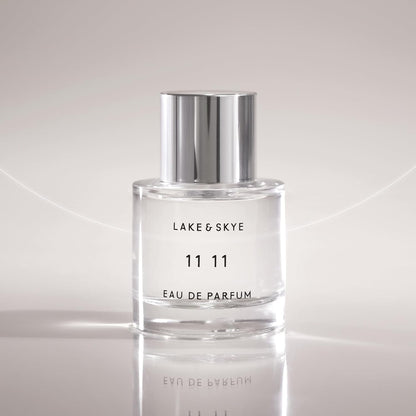 Lake & Skye 11 11 Eau de Parfum Spray – Clean Skin Musk & Amber, 1.7 fl oz (50 ml)