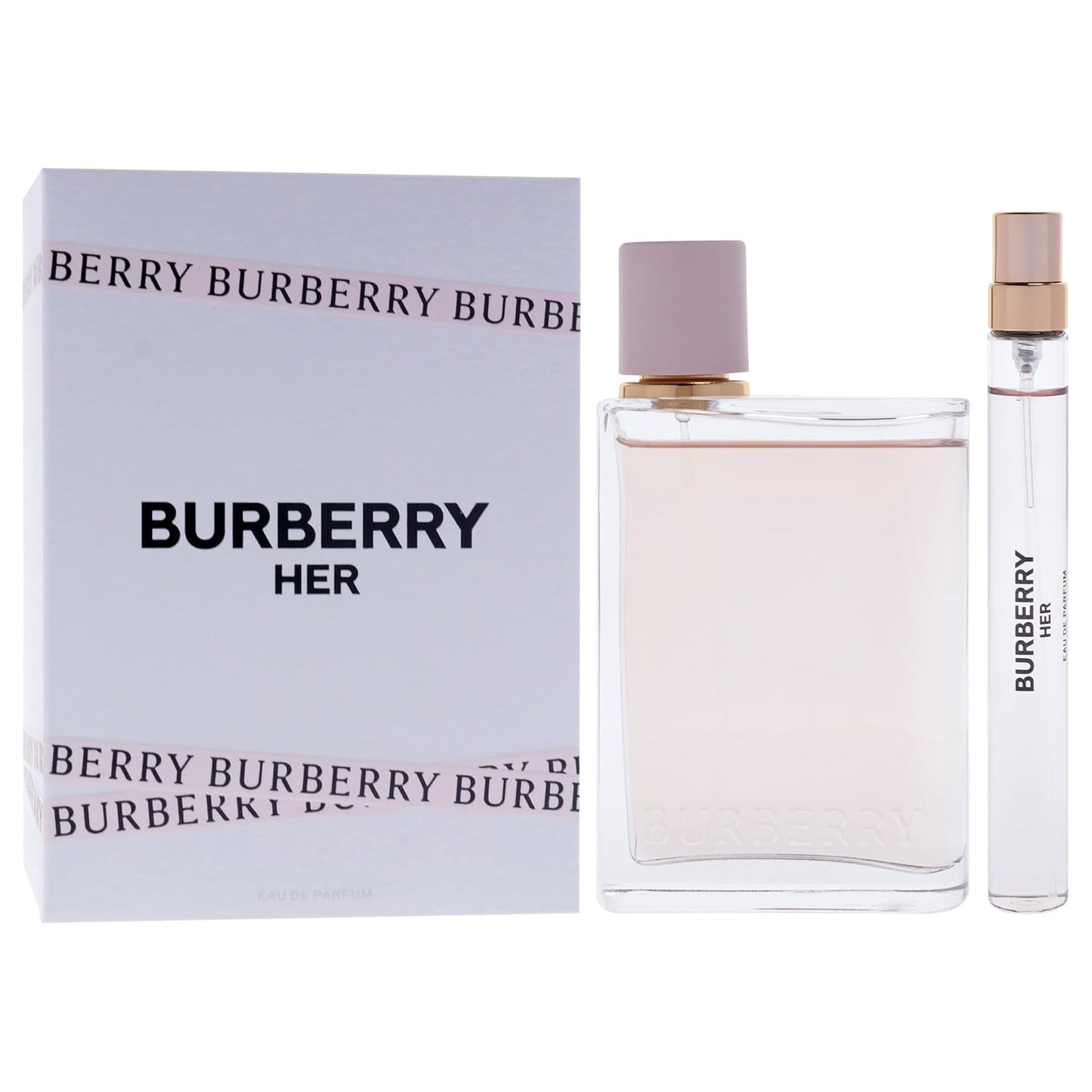 Burberry Her Eau de Parfum Gift Set for Women – 3.3 oz & 0.33 oz