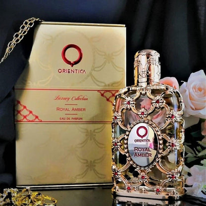Orientica Royal Amber Eau de Parfum – Unisex, 2.7 oz (80 ml)