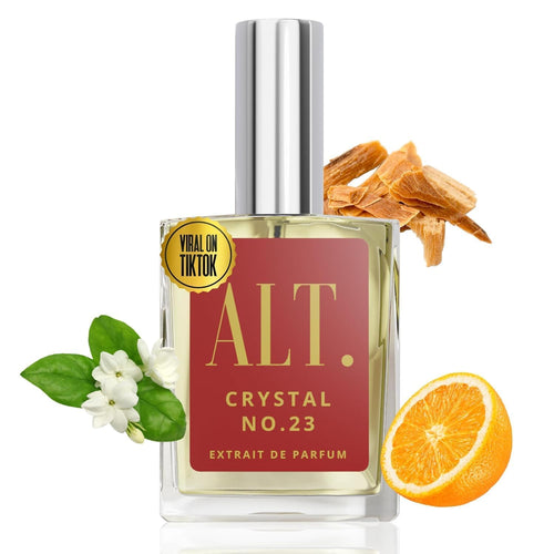 ALT. FRAGRANCES Crystal No. 23 Extrait de Parfum for Unisex – Jasmine, Amberwood & Cedar, 60 ml