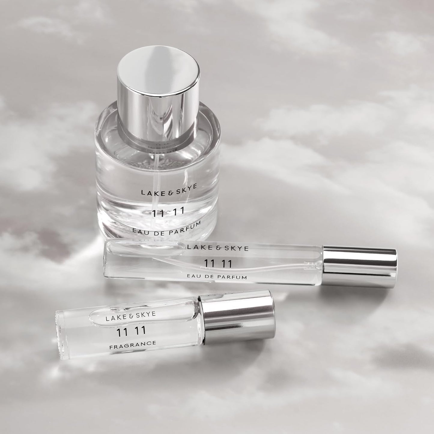 Lake & Skye 11 11 Eau de Parfum Spray – Clean Skin Musk & Amber, 1.7 fl oz (50 ml)