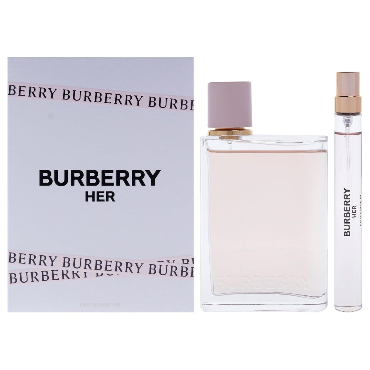 Burberry Her Eau de Parfum Gift Set for Women – 3.3 oz & 0.33 oz
