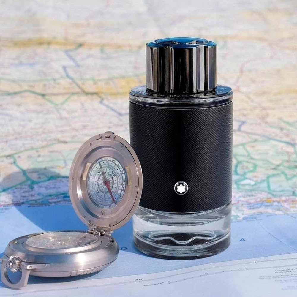 MONTBLANC Explorer Eau de Parfum for Men – Woody Leathery Aromatic Fragrance