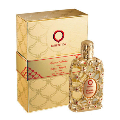 Orientica Royal Amber Eau de Parfum – Unisex, 2.7 oz (80 ml)