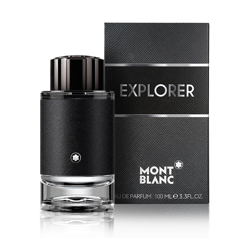 MONTBLANC Explorer Eau de Parfum for Men – Woody Leathery Aromatic Fragrance