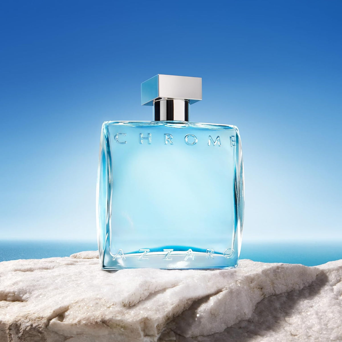 Azzaro Chrome Eau de Toilette for Men – Fresh Aquatic Citrus, Woody & Musky Fragrance