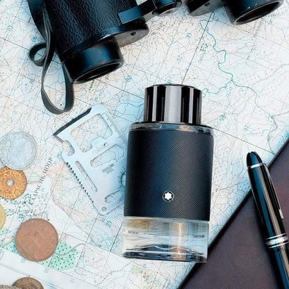 MONTBLANC Explorer Eau de Parfum for Men – Woody Leathery Aromatic Fragrance