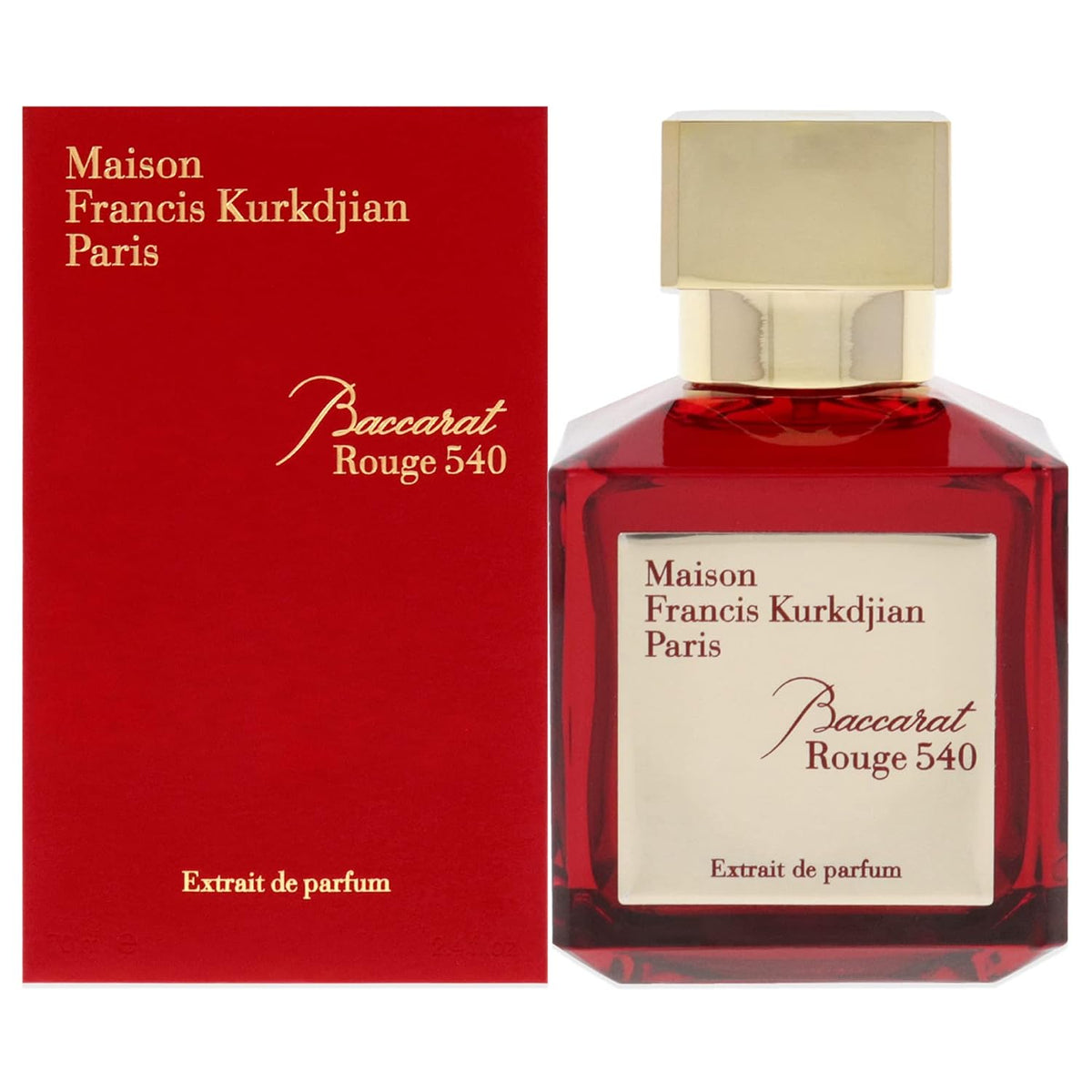 Maison Francis Kurkdjian Baccarat Rouge 540 Pure Perfume – 2.4 fl oz (70 ml)