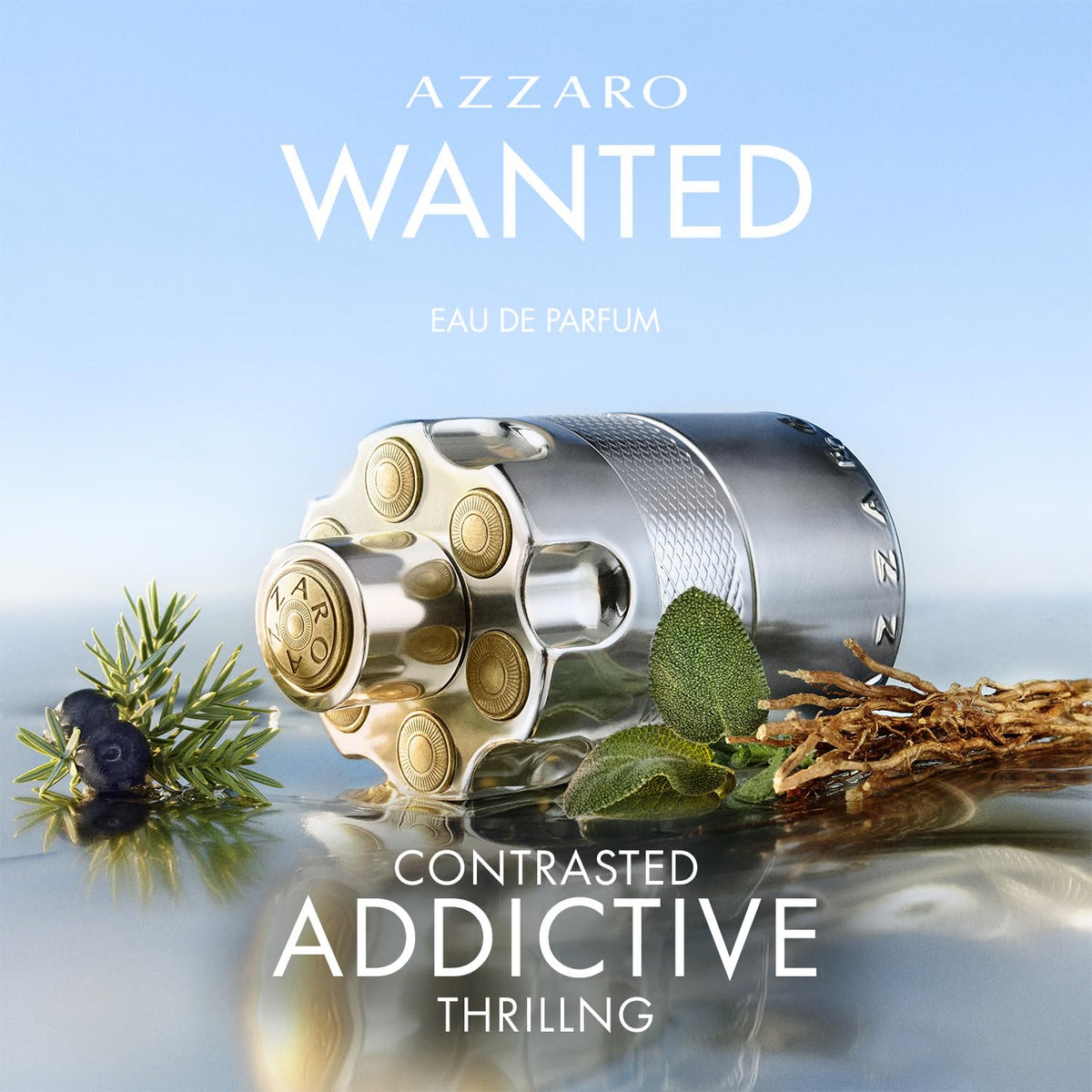 Azzaro Wanted Eau de Parfum for Men – Woody Aromatic Fragrance