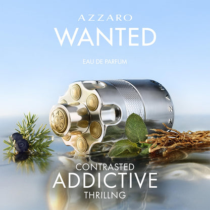 Azzaro Wanted Eau de Parfum for Men – Woody Aromatic Fragrance
