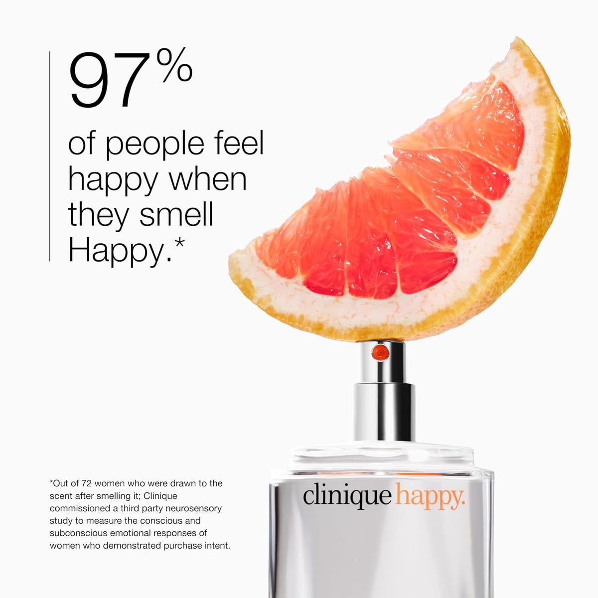 Clinique Happy Eau de Parfum for Women – Grapefruit, Bergamot & Floral Fragrance