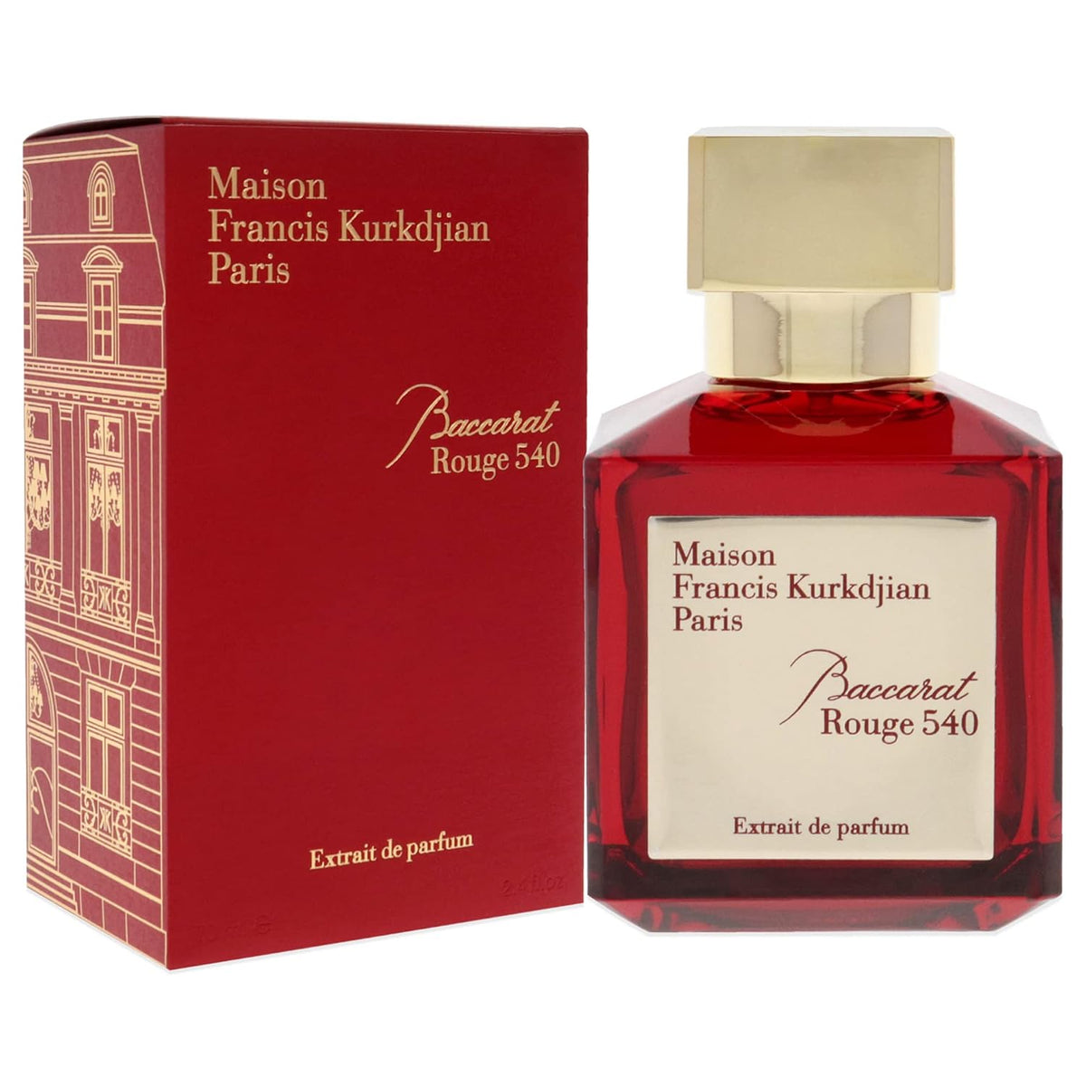 Maison Francis Kurkdjian Baccarat Rouge 540 Pure Perfume – 2.4 fl oz (70 ml)