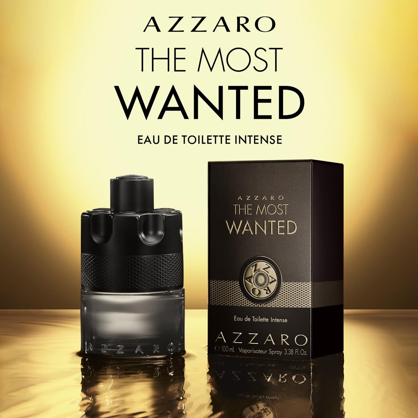 Azzaro The Most Wanted Eau de Toilette Intense for Men – 3.3 fl oz