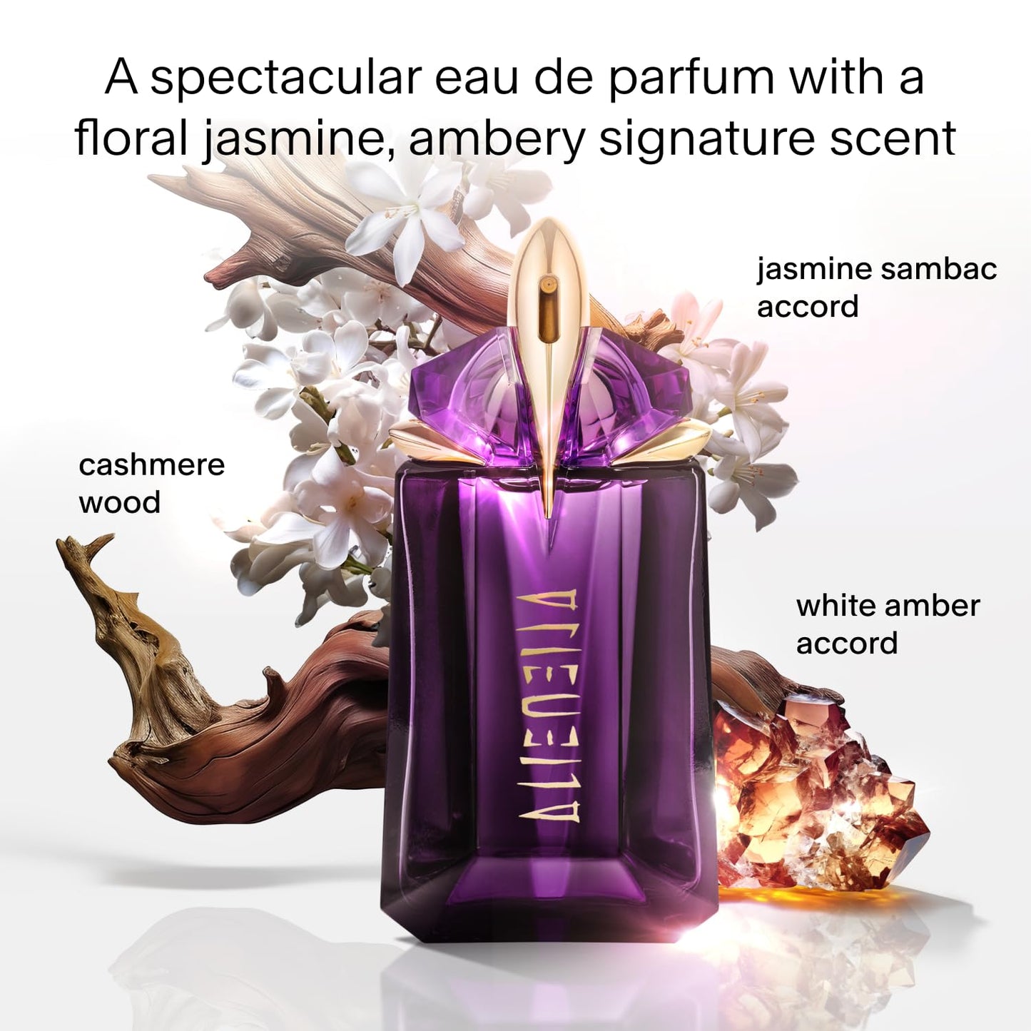 Mugler Alien Eau de Parfum for Women – Long-Lasting Floral Woody Fragrance