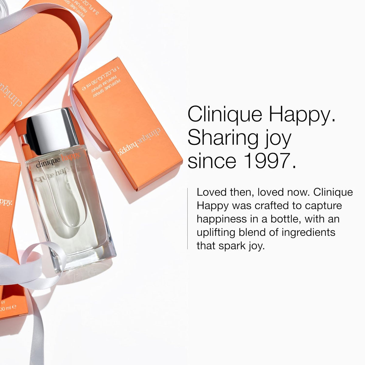 Clinique Happy Eau de Parfum for Women – Grapefruit, Bergamot & Floral Fragrance
