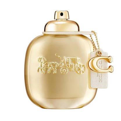COACH Gold Parfum for Women – Ambery Floral Fragrance with Pink Peppercorn, Almond Blossom & Vanilla