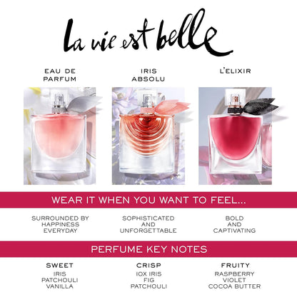 Lancôme La Vie Est Belle Eau de Parfum for Women – Floral Fragrance