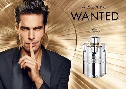 Azzaro Wanted Eau de Parfum for Men – Woody Aromatic Fragrance