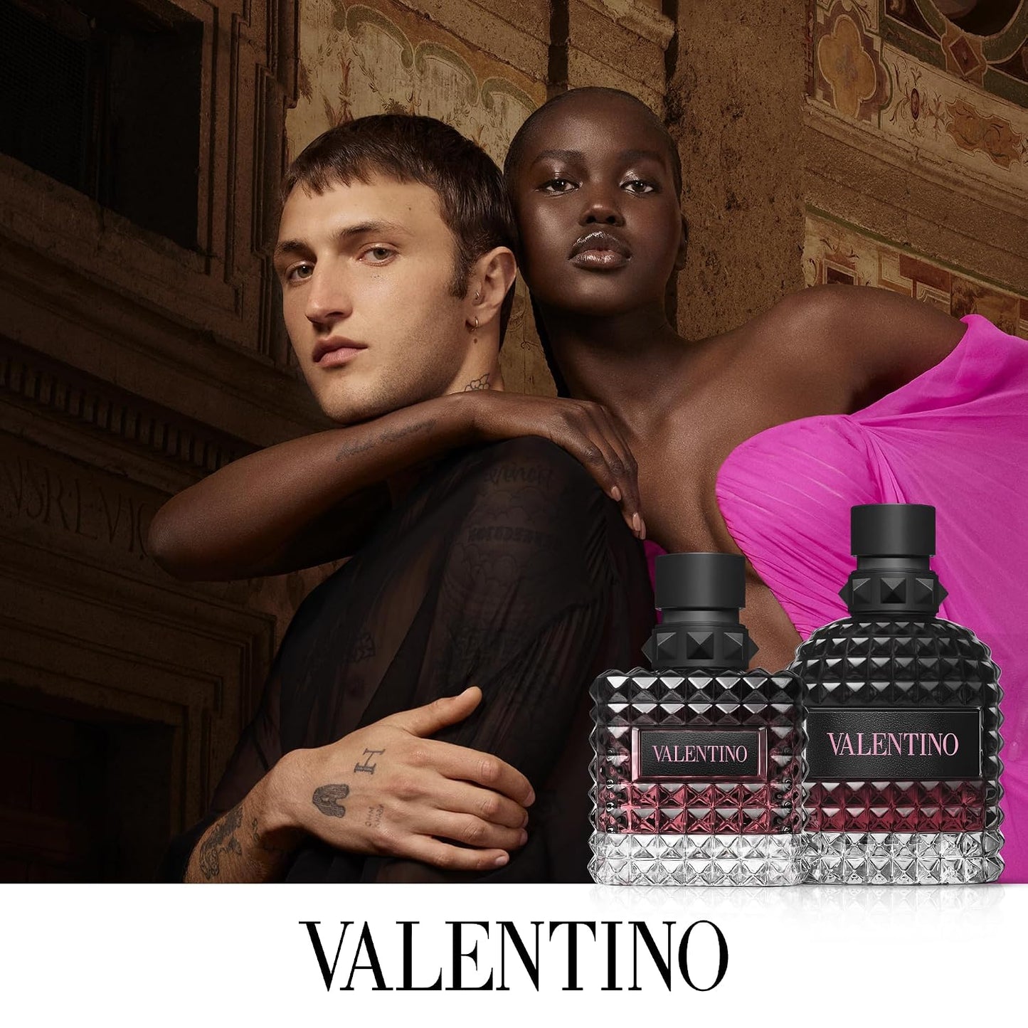 Valentino Uomo Born In Roma Intense Eau de Parfum Spray for Men, 3.4 oz / 100ml