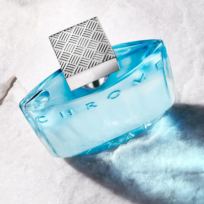 Azzaro Chrome Eau de Toilette for Men – Fresh Aquatic Citrus, Woody & Musky Fragrance