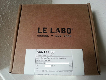 Le Labo Santal No. 33 Eau de Parfum Spray for Unisex – 3.4 oz