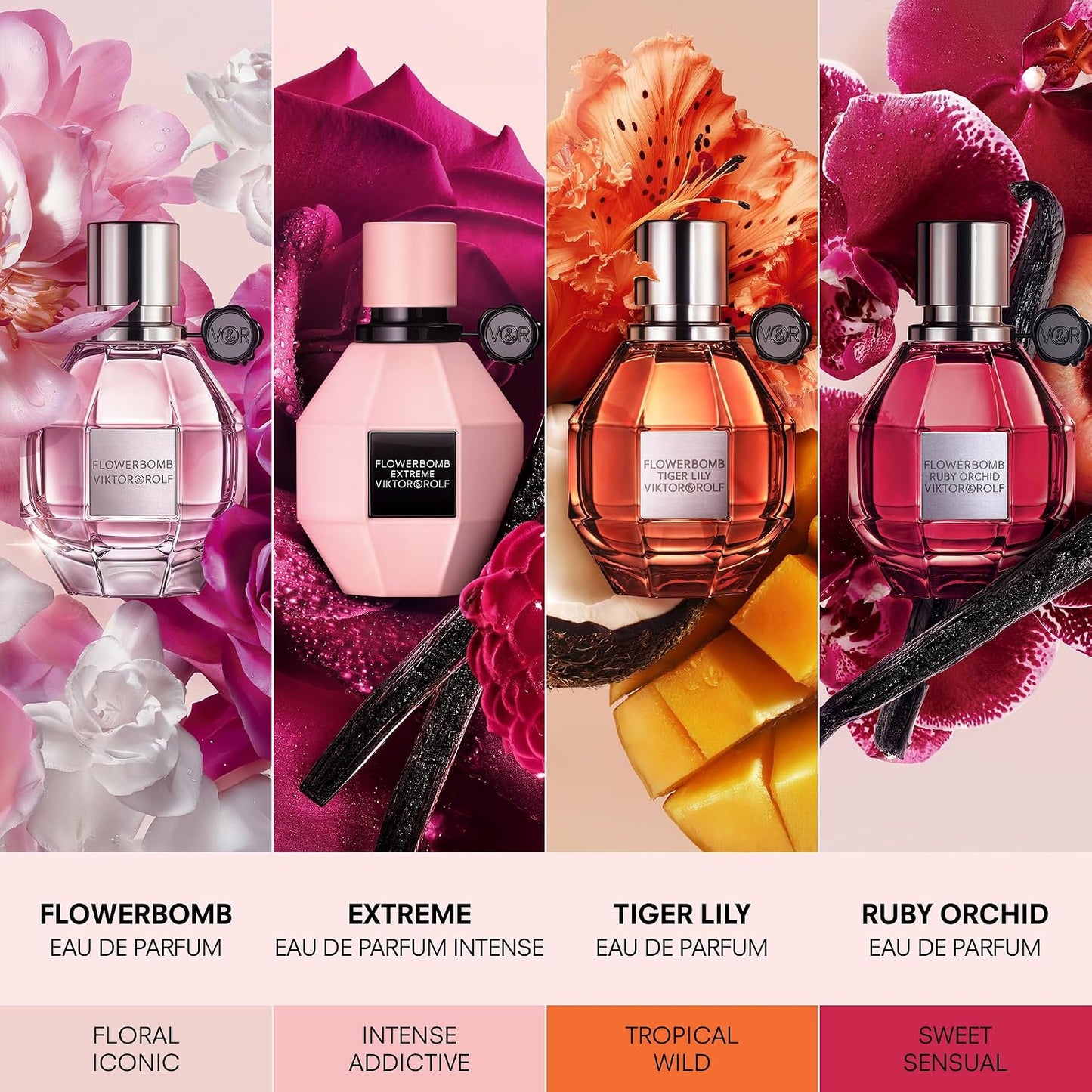 Viktor&Rolf Flowerbomb Eau de Parfum – Warm Floral Fragrance for Women