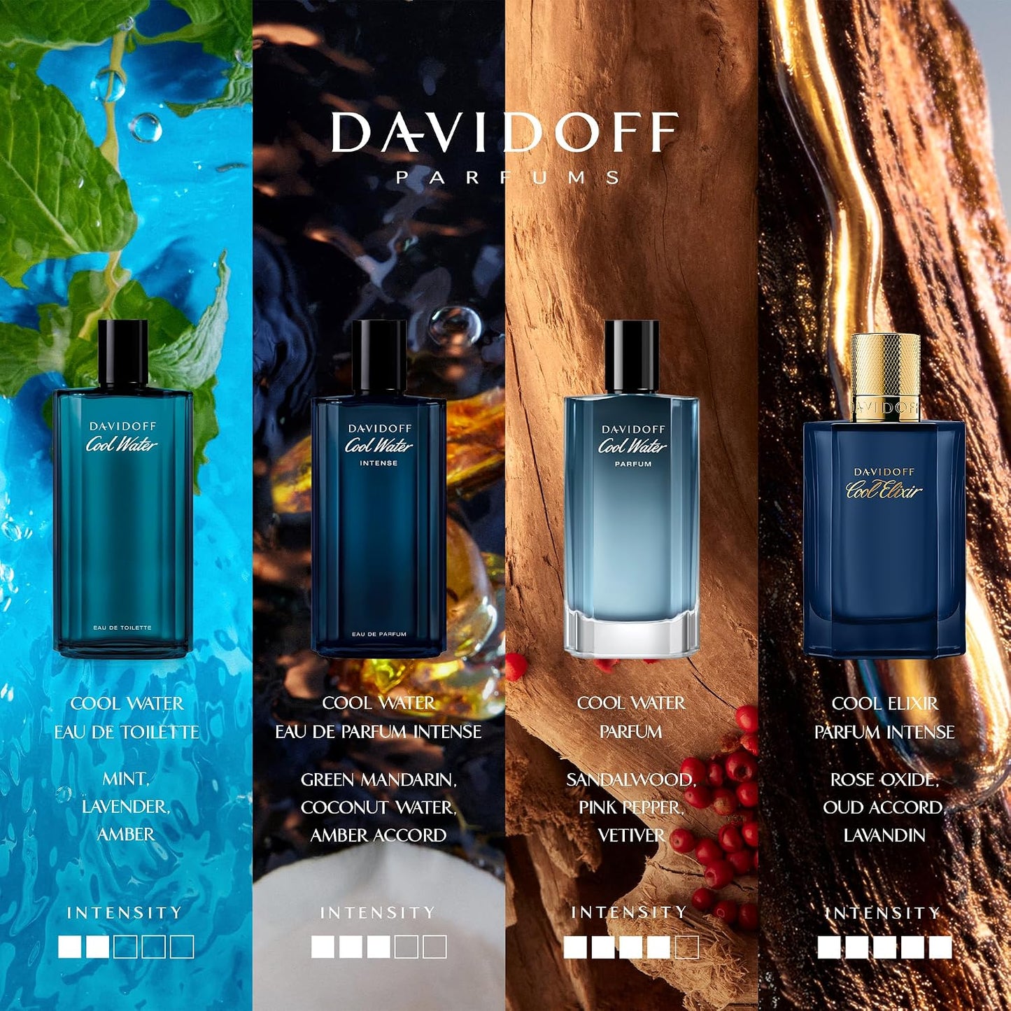 Davidoff Cool Water Eau de Parfum Intense for Men – Ambery Fragrance