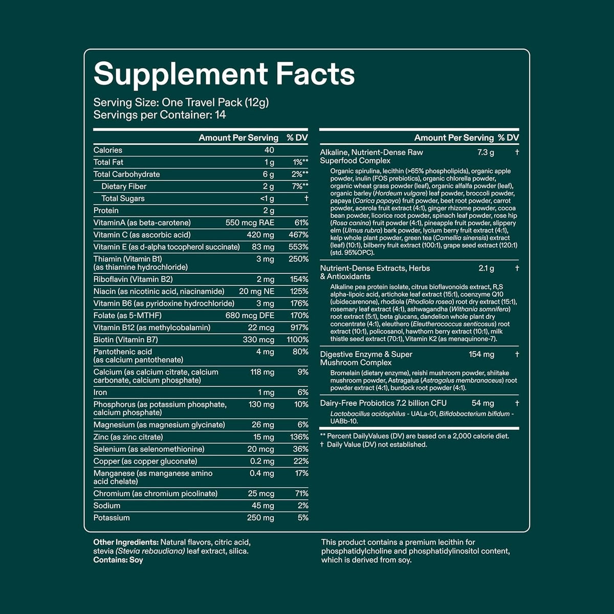 AG1 Greens Powder | 75 Vitamins + Probiotics